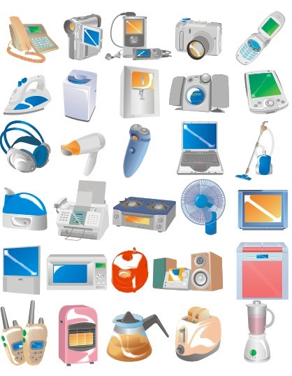 電器矢量圖 現(xiàn)代設(shè)計(jì)與高效溝通的視覺(jué)橋梁